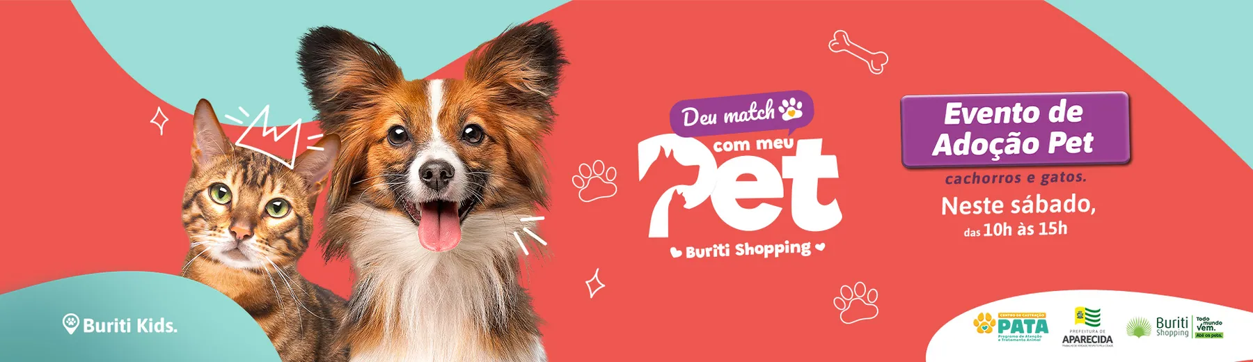 Arte de divulgação: Deu Match com Meu Pet